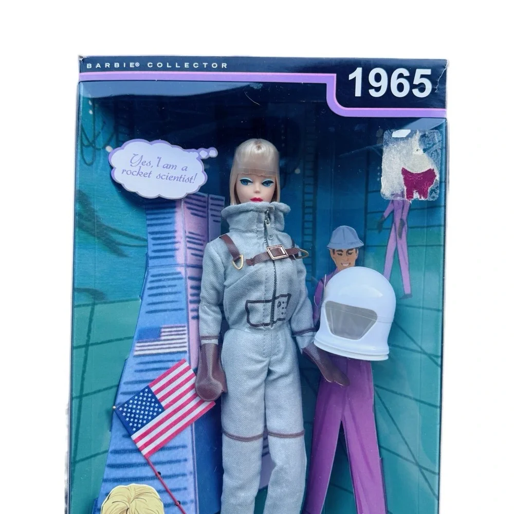 2009 Barbie My Favorite Career Astronaut Rocket Scientist 1965 Reproduction 4474
